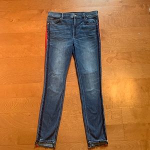 EXPRESS High Rise Ankle Jeans/Jeggings.